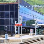 Der Meturspurbahnsteig in Visp