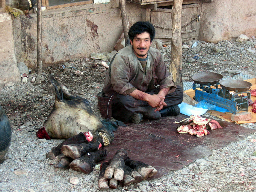 Der "Metzgermarkt" in Herat (Afghanistan)