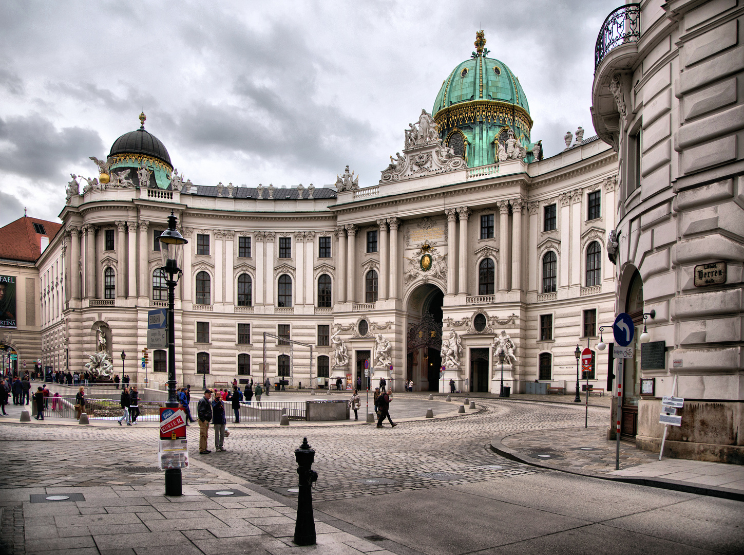 Der Michaelertrakt der Hofburg