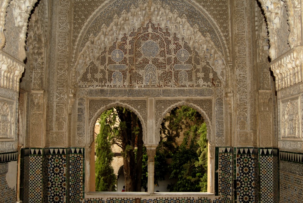 Der Mirador de Lindaraja in der Alhambra 2006