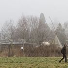 'DER MIT DEM WOLF TANZT' IM BERLINER NEBEL