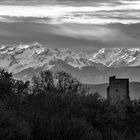 der mittelalterliche Turm von Termes d'Armagnac