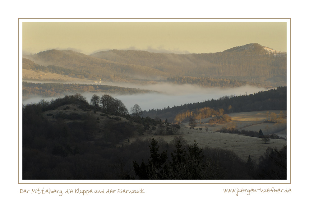 Der Mittelberg, die Kluppe und der Eierhauck