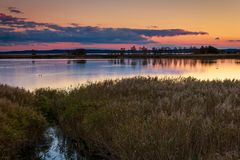 Der Mittelsee im Abendlicht