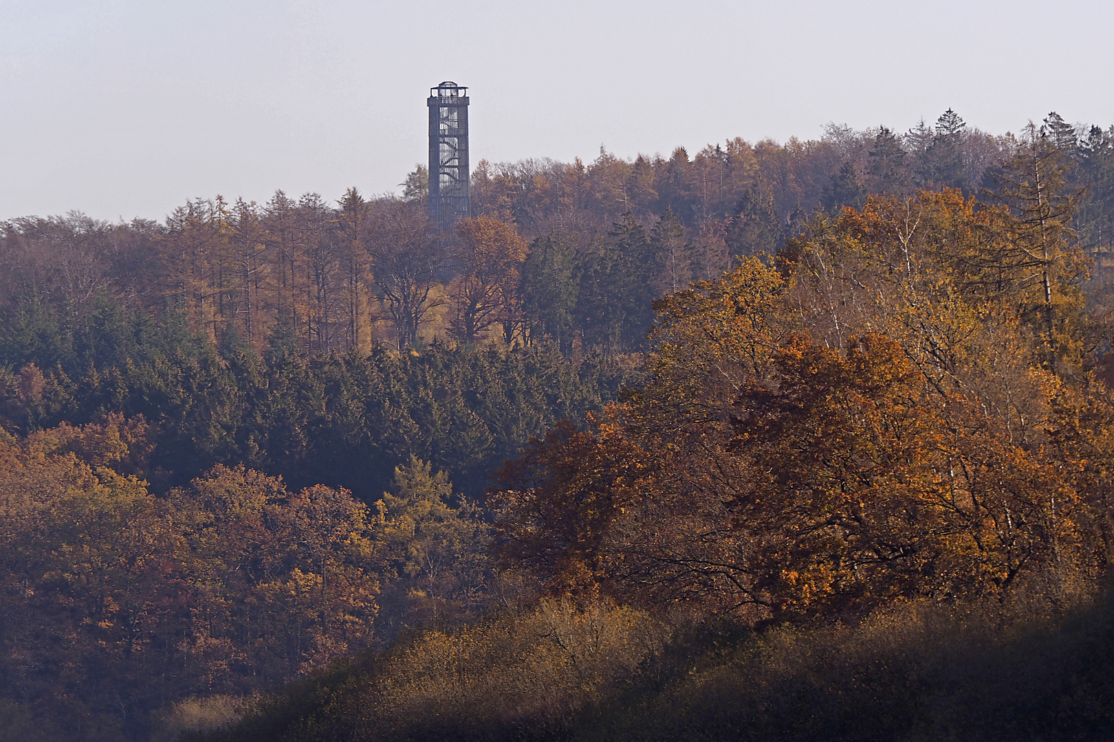 Der Möhneseeturm im Arnsberger Wald oberhalb von Torhaus