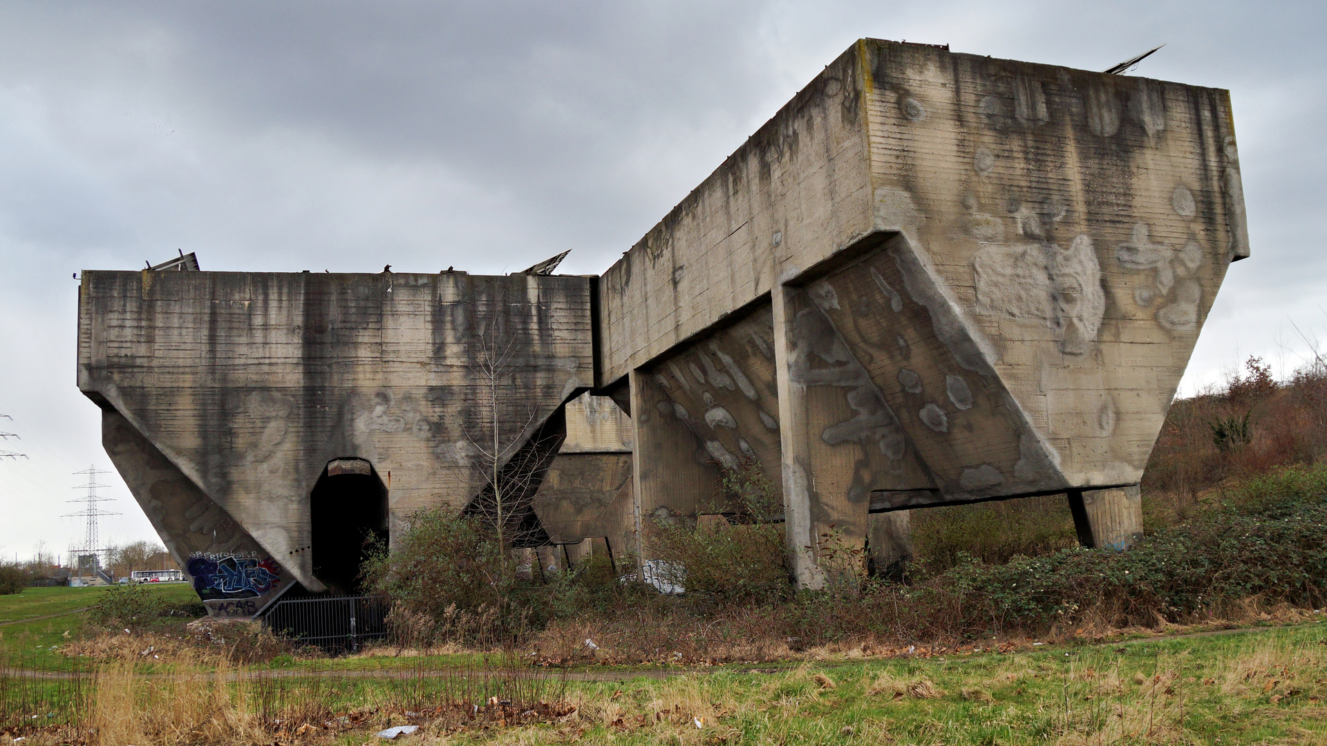 Der Möllerbunker in Gelsenkirchen-Bulmke-Hüllen