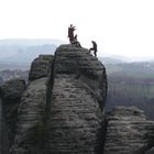 = Der Mönch bei Rathen im Elbsandstein - Gebirge/ Sächsische Schweiz =