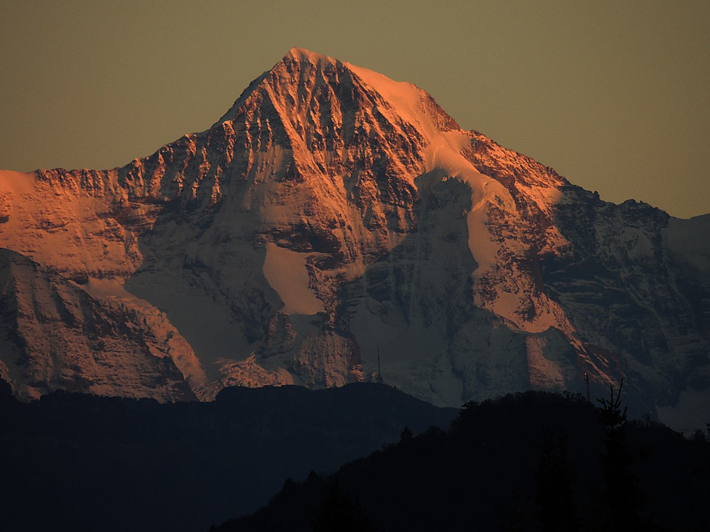 Der Mönch im Abendrot