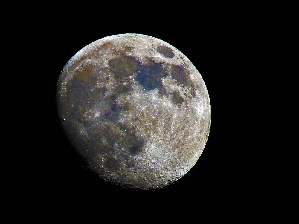 Der Mond am 08. Januar 2009