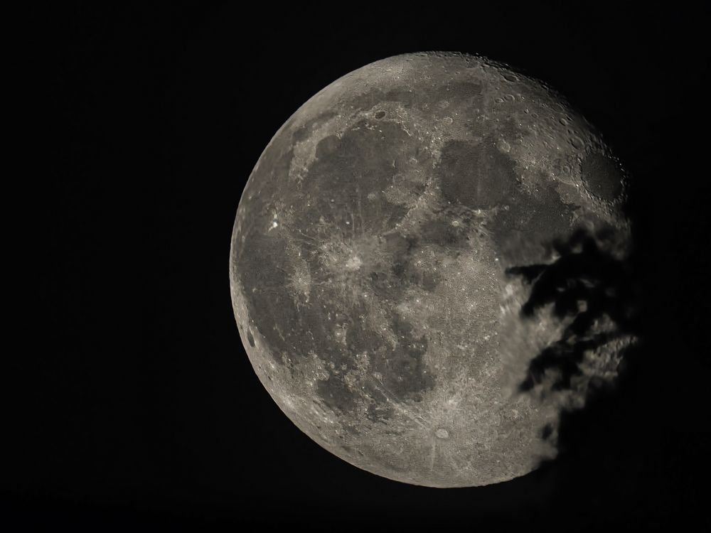 Der Mond am 1. September