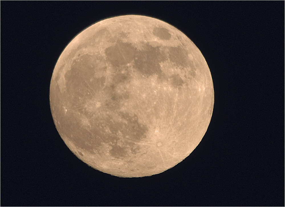 Der Mond am 10.01.2009