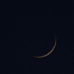Der Mond am 13.1.2013 um 17:01Uhr