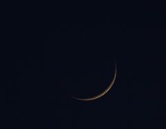 Der Mond am 13.1.2013 um 17:01Uhr