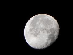 Der Mond am 15.10.2011