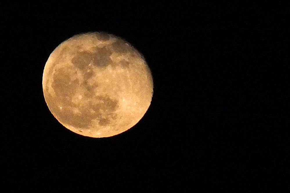 Der Mond am 24. Februar 2016