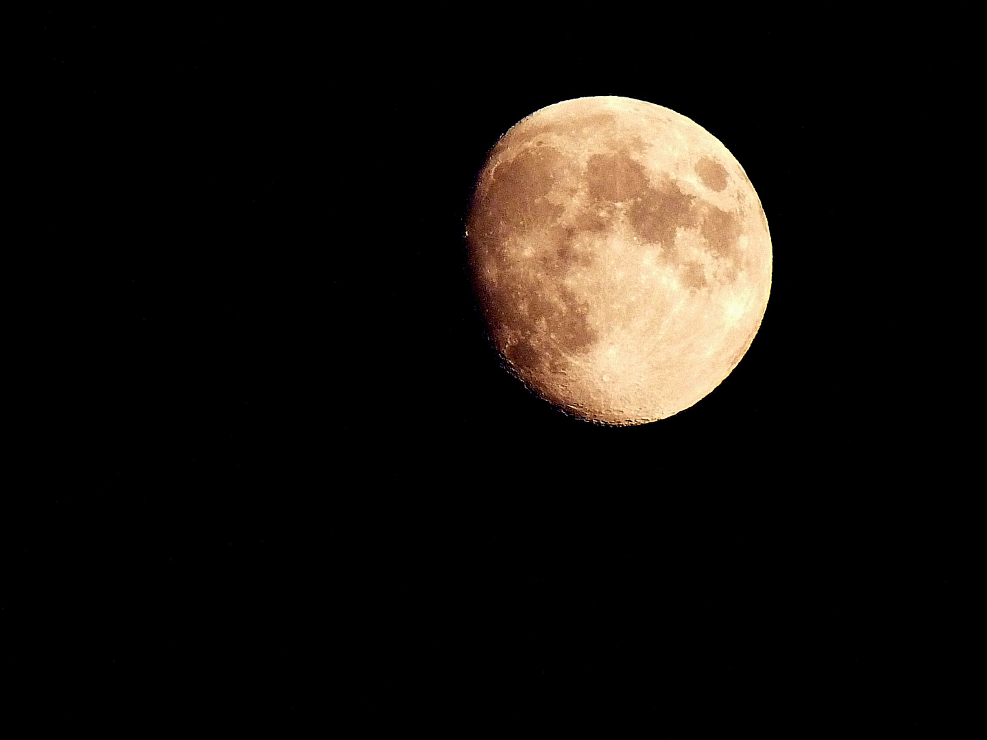 Der Mond am 25.11.2012