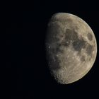 Der Mond am 5. 9. 2022 um 20.08 Uhr.