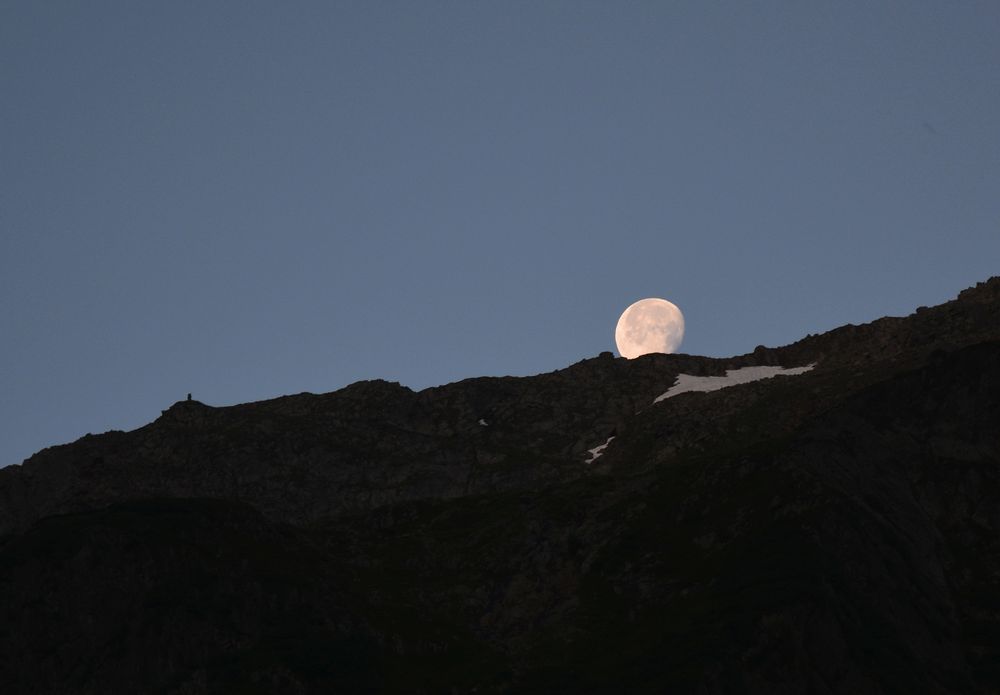 Der Mond am Morgen