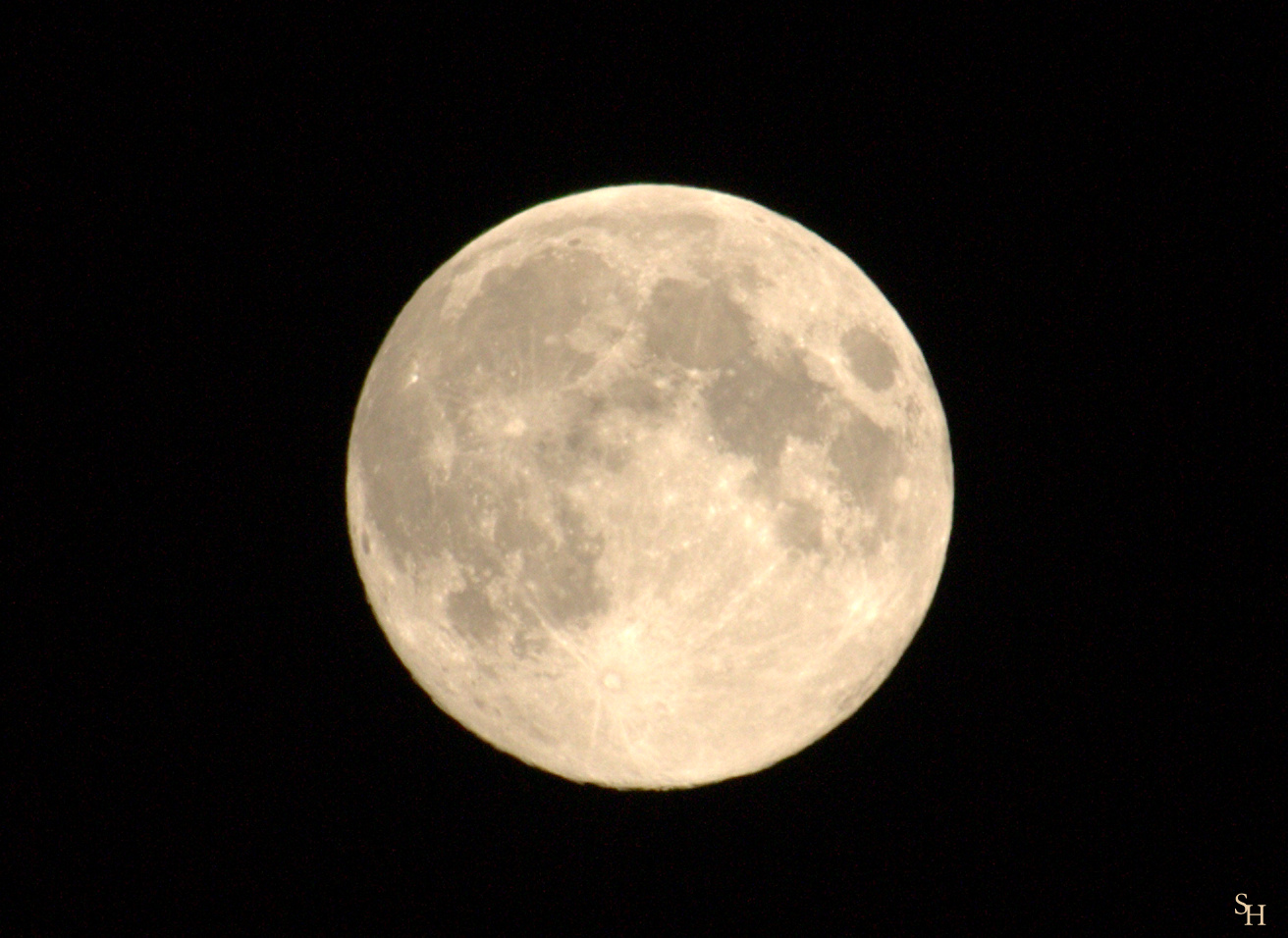 Der Mond aus "Celler" Sicht