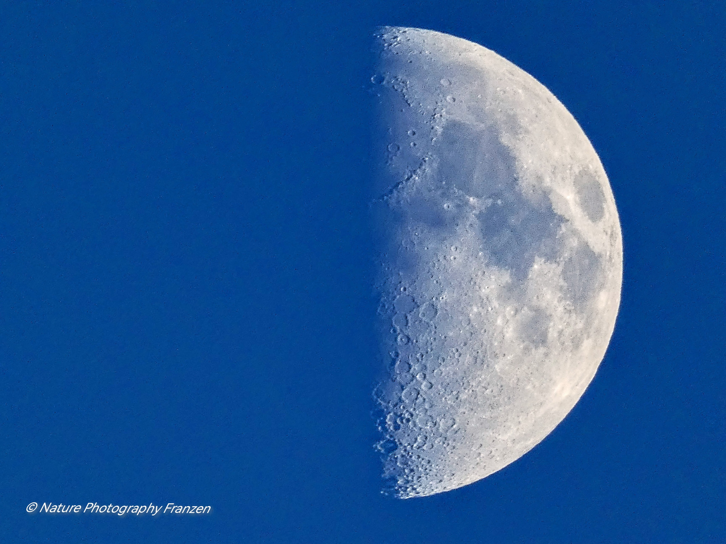 Der Mond bei Tageslicht 