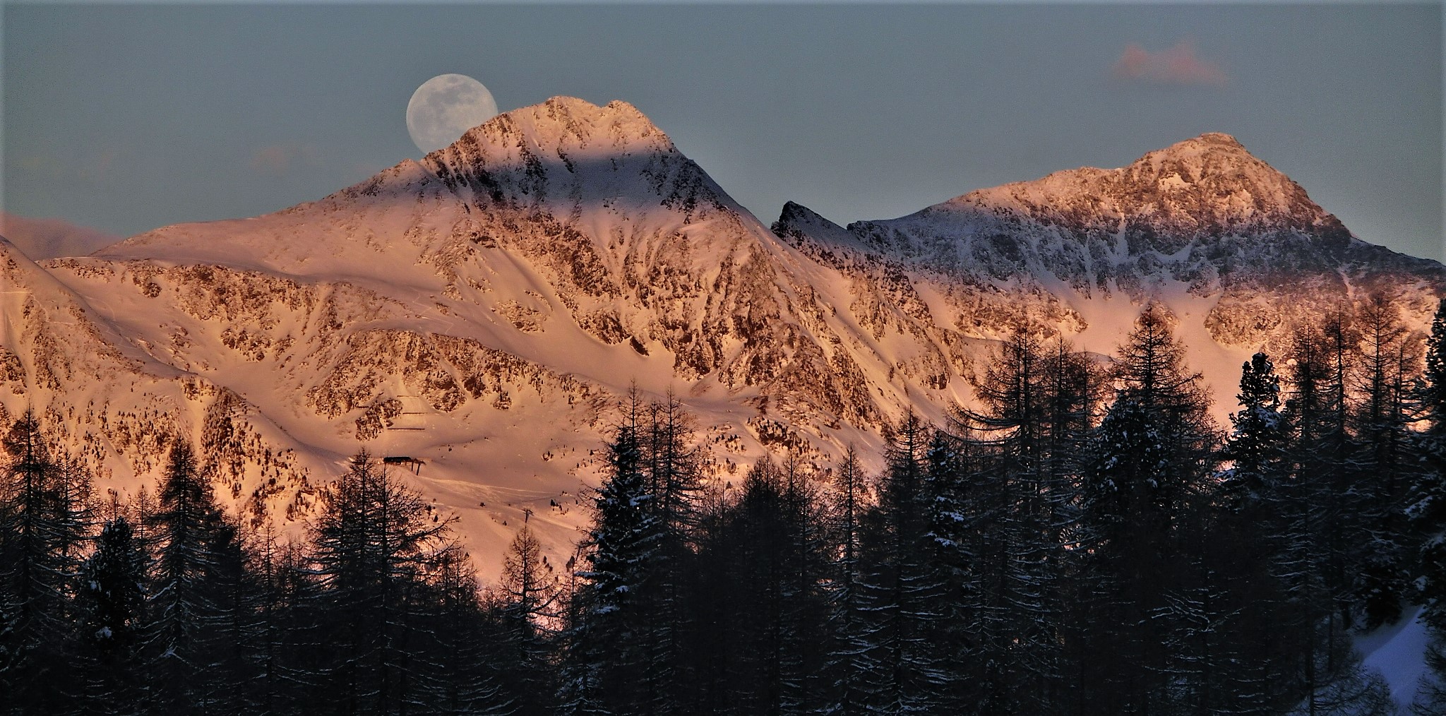 Der Mond geht auf