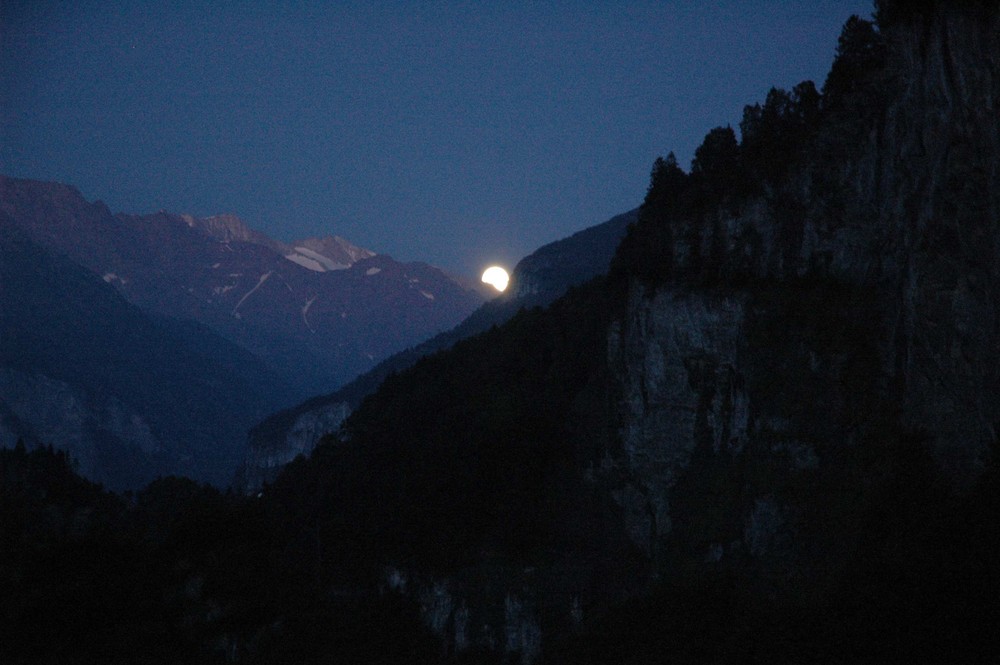 Der Mond geht auf...