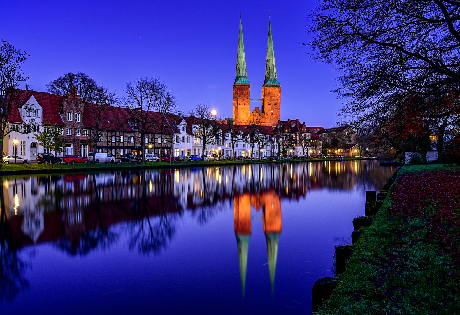 Der Mond geht auf ... in der Hansestadt Lübeck 