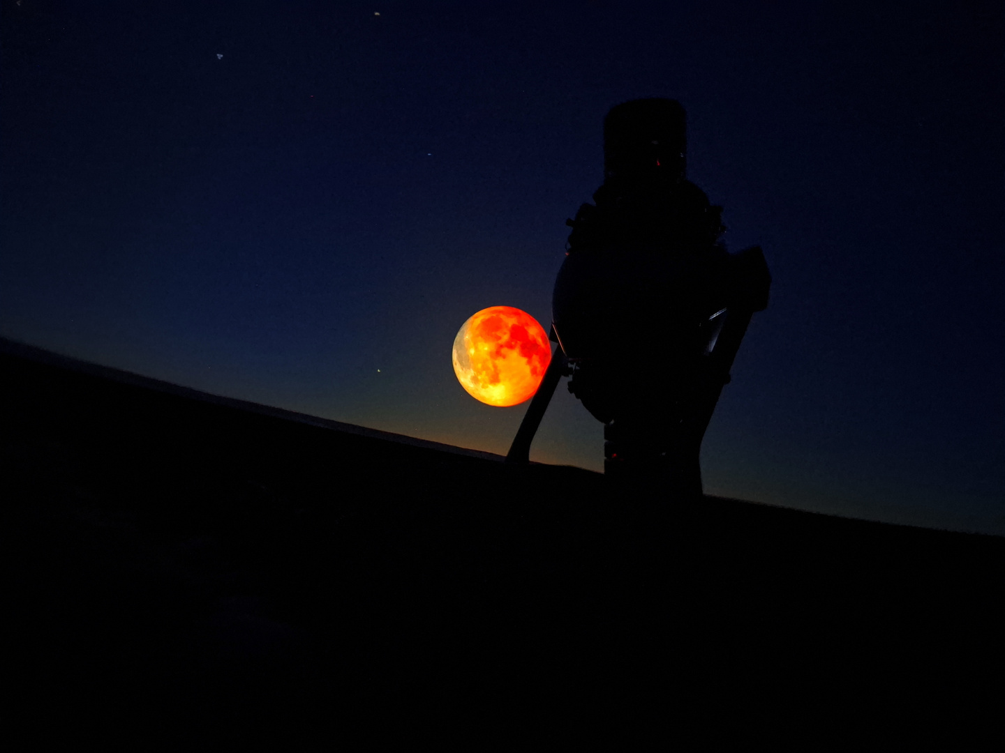 Der Mond gestern Abend