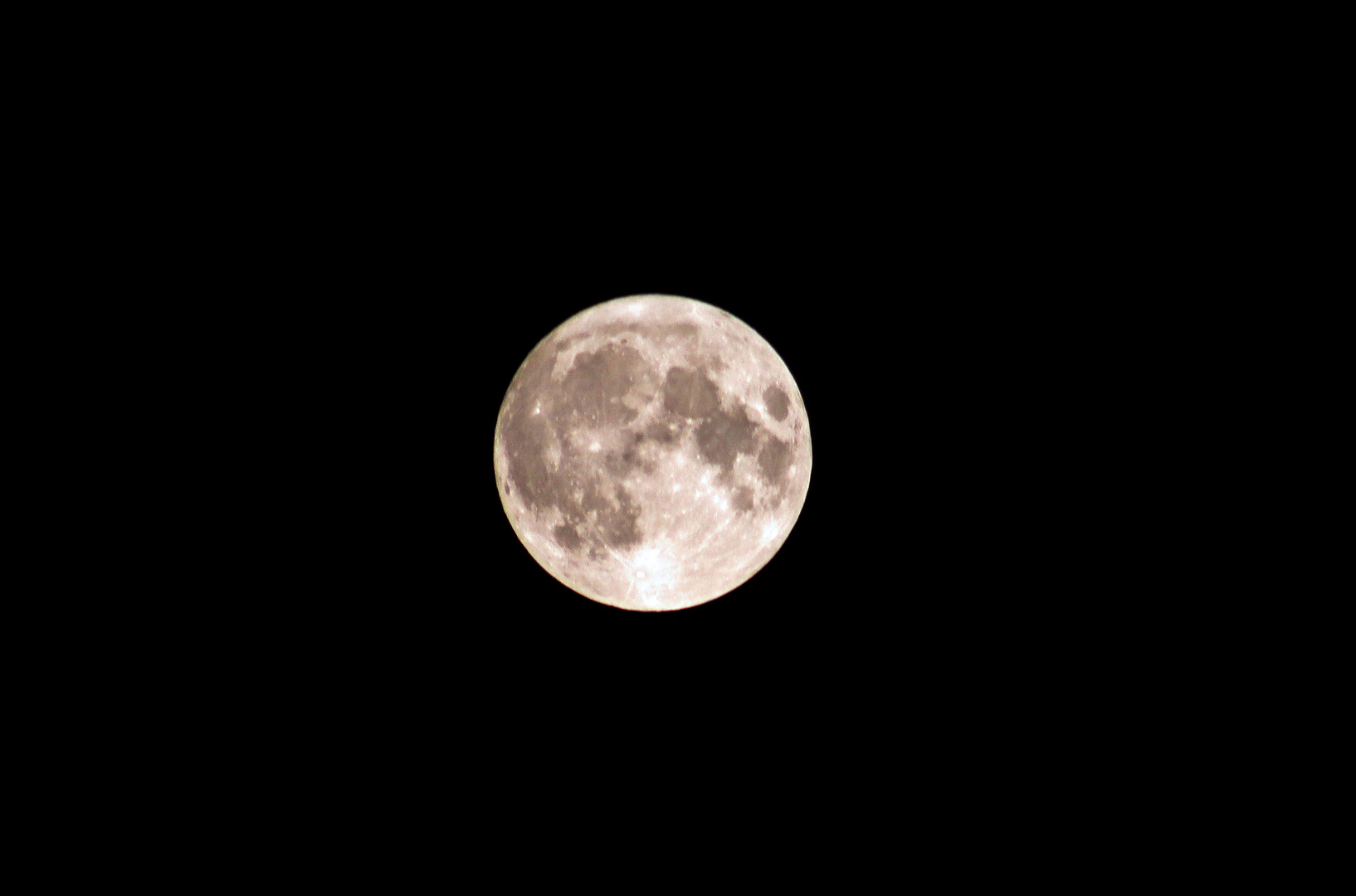 Der Mond gestern Abend