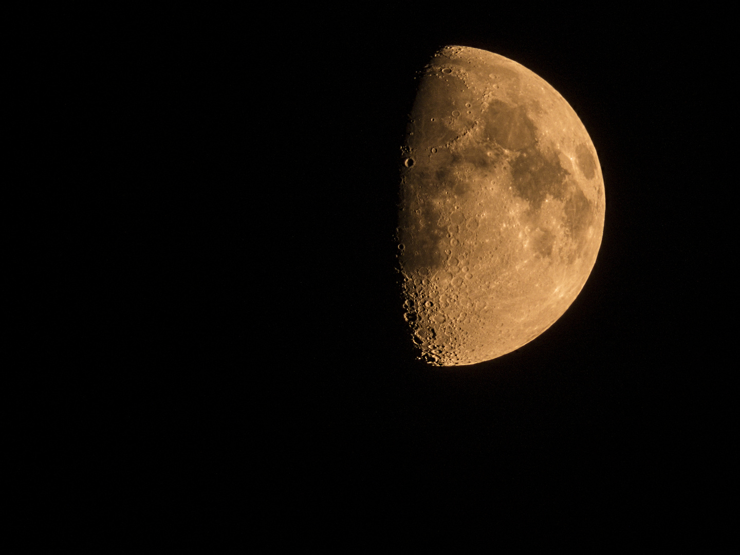 Der Mond heute Abend