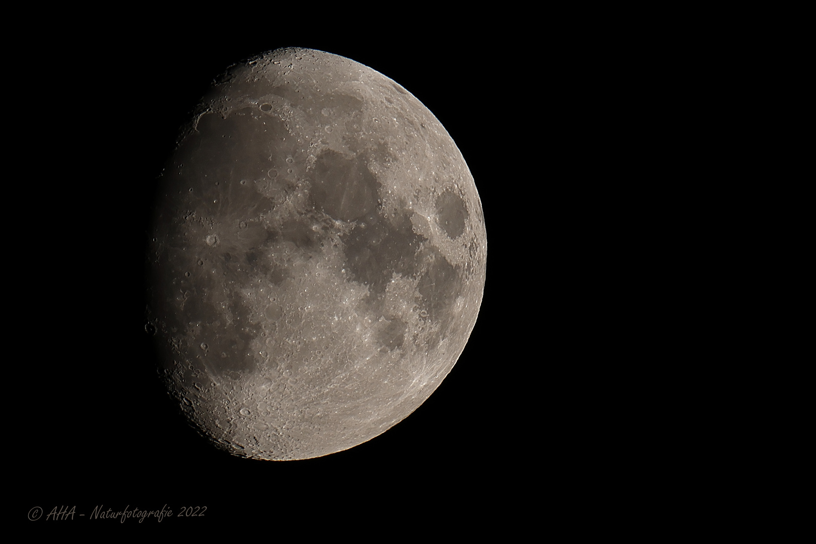 Der Mond heute abend.