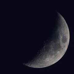 Der Mond heute Abend