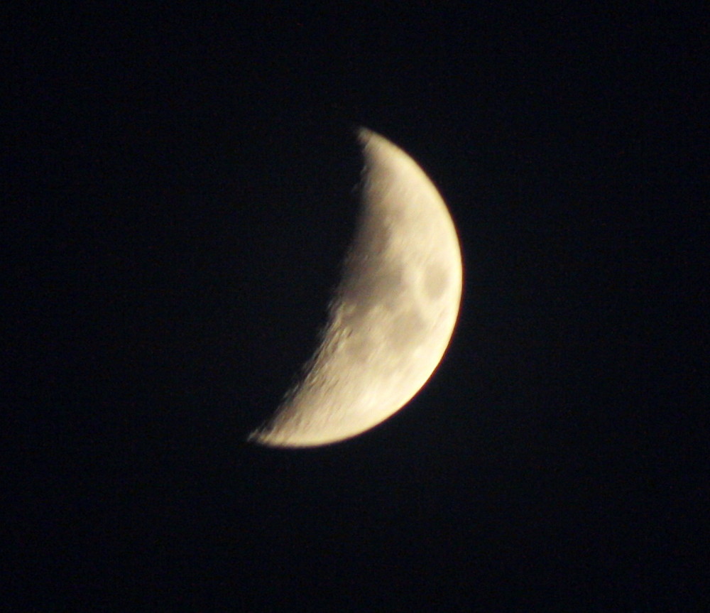 der mond ist auf gegangen...