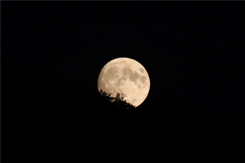 der Mond ist aufgegangen