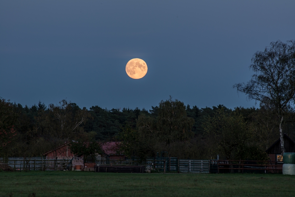 Der Mond ist aufgegangen...