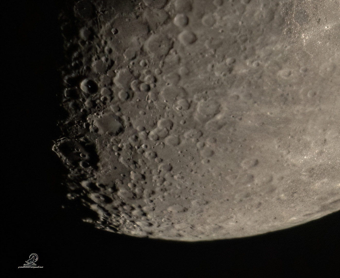 Der Mond mit dem 150-600 udn 2x Konverter (Croped)