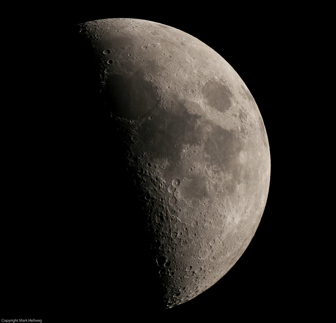 Der Mond - schön wie er ist