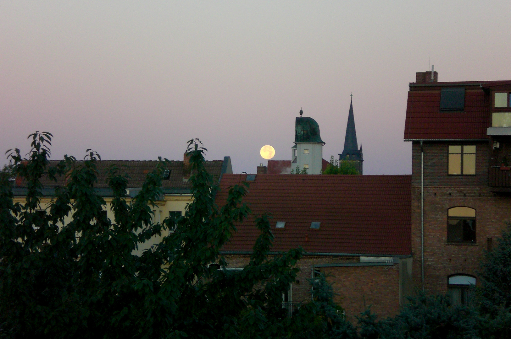 Der Mond über Aschersleben