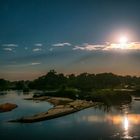 Der Mond über dem Okavango