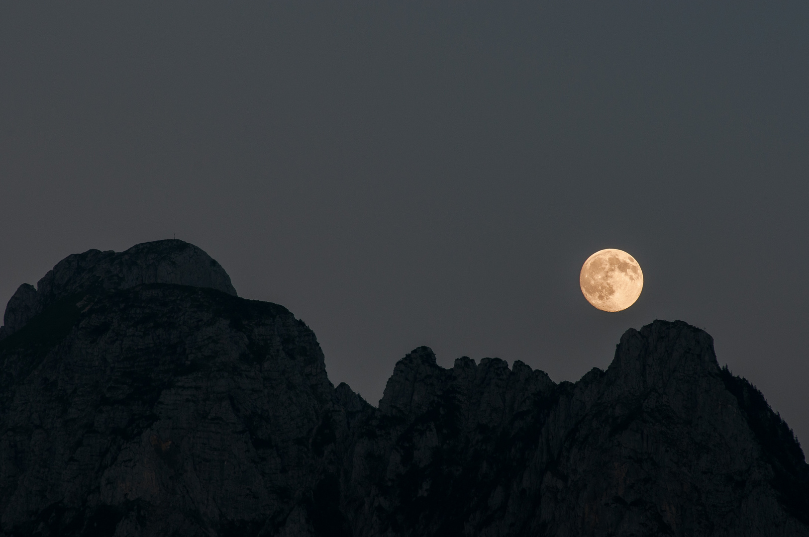 Der Mond über dem Säuling