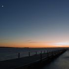 der Mond über dem Steinhuder Meer