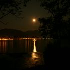 Der Mond über dem Tegernsee