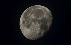 Der Mond über Kiel 2015