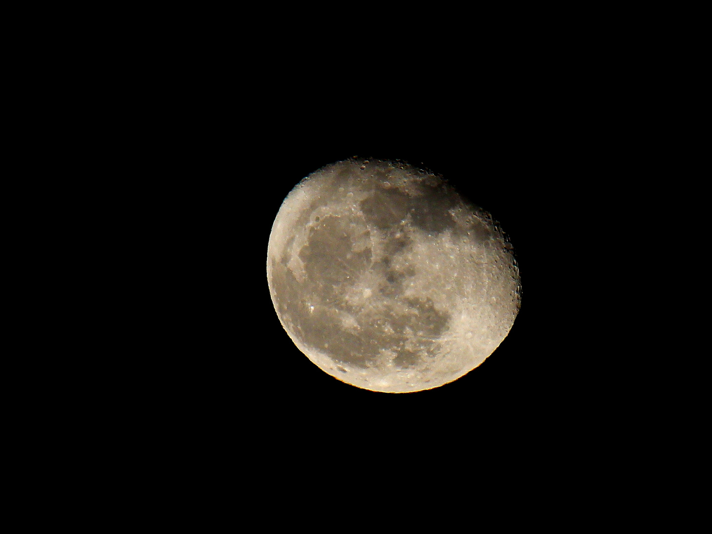 Der Mond über Mittelhessen