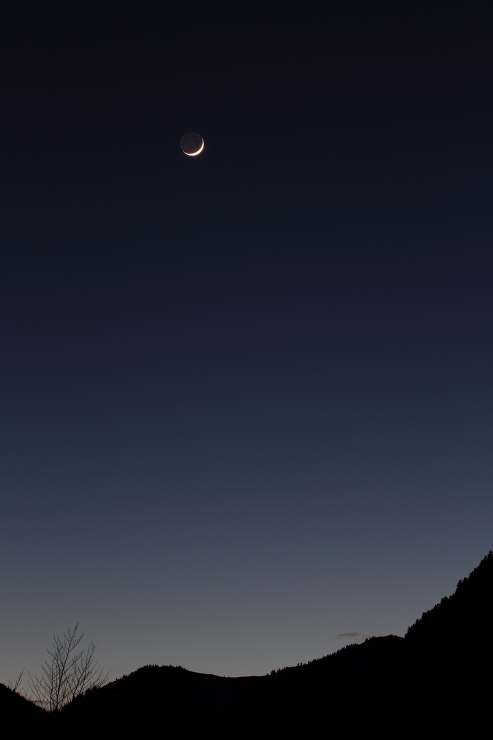 Der Mond über Pirschling und Schönkahler