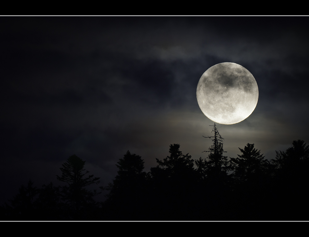 Der Mond über St. Blasien