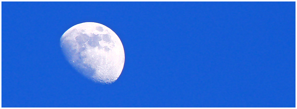 Der Mond um 17.22Uhr