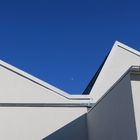 Der Mond und das Flugzeug