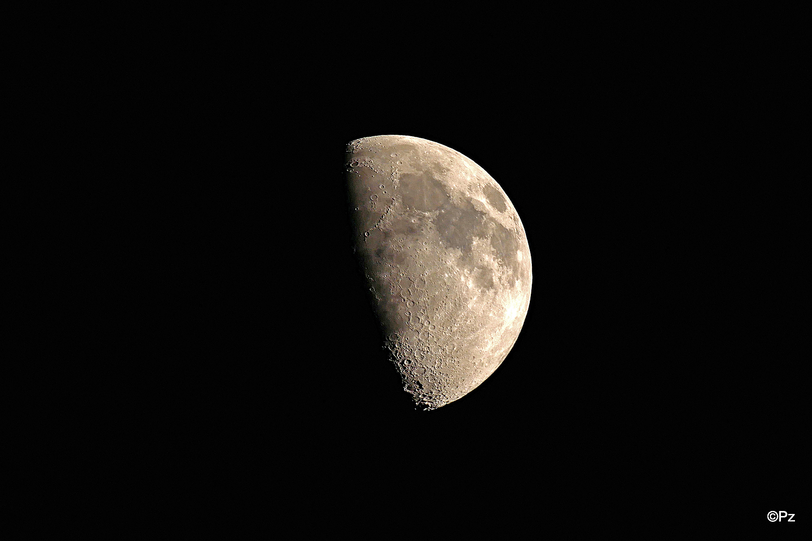 Der Mond vom Abend des 1. Mai ...