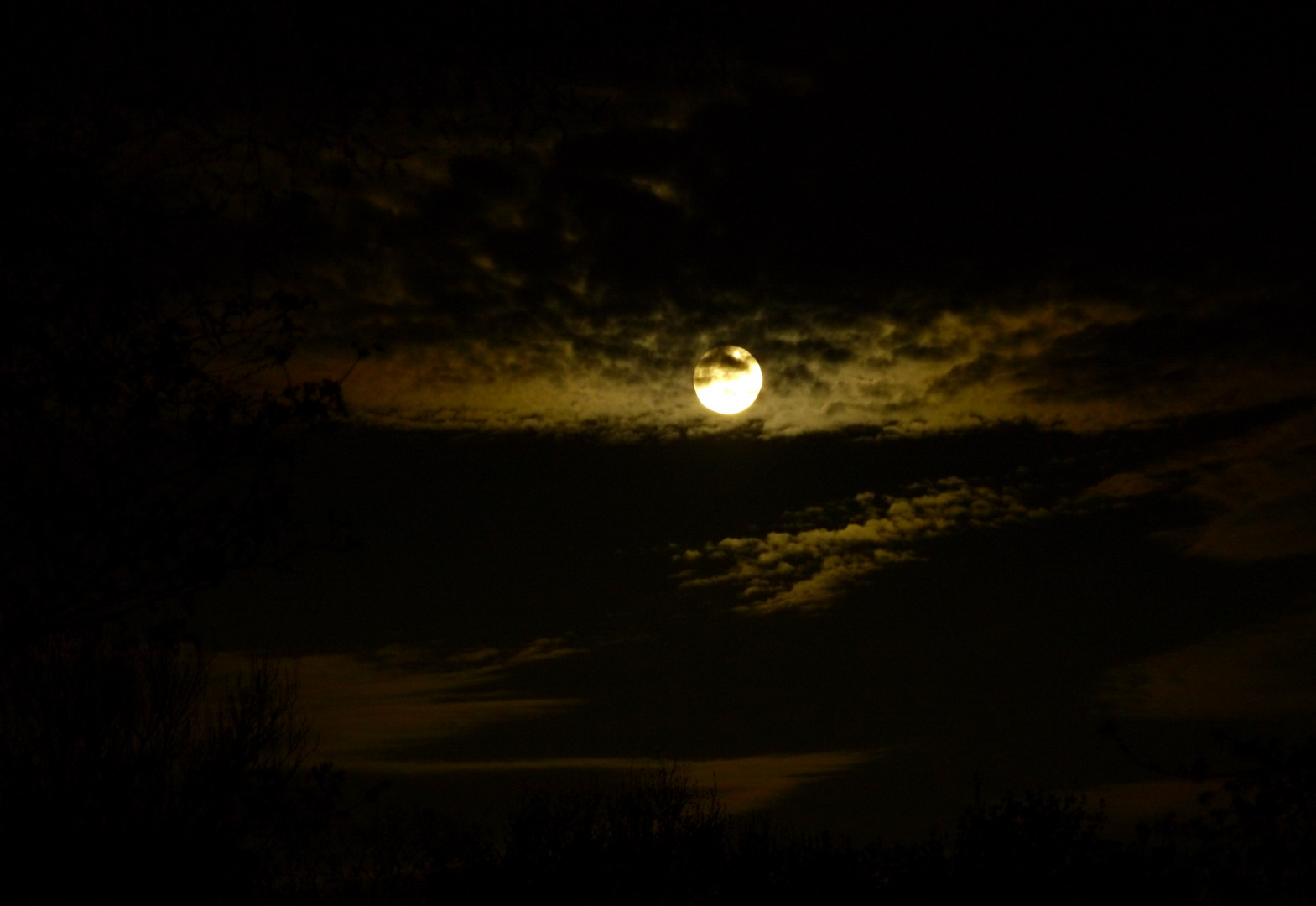 "Der Mond von einem Wolkenhügel ..." (J.W.v.G.)